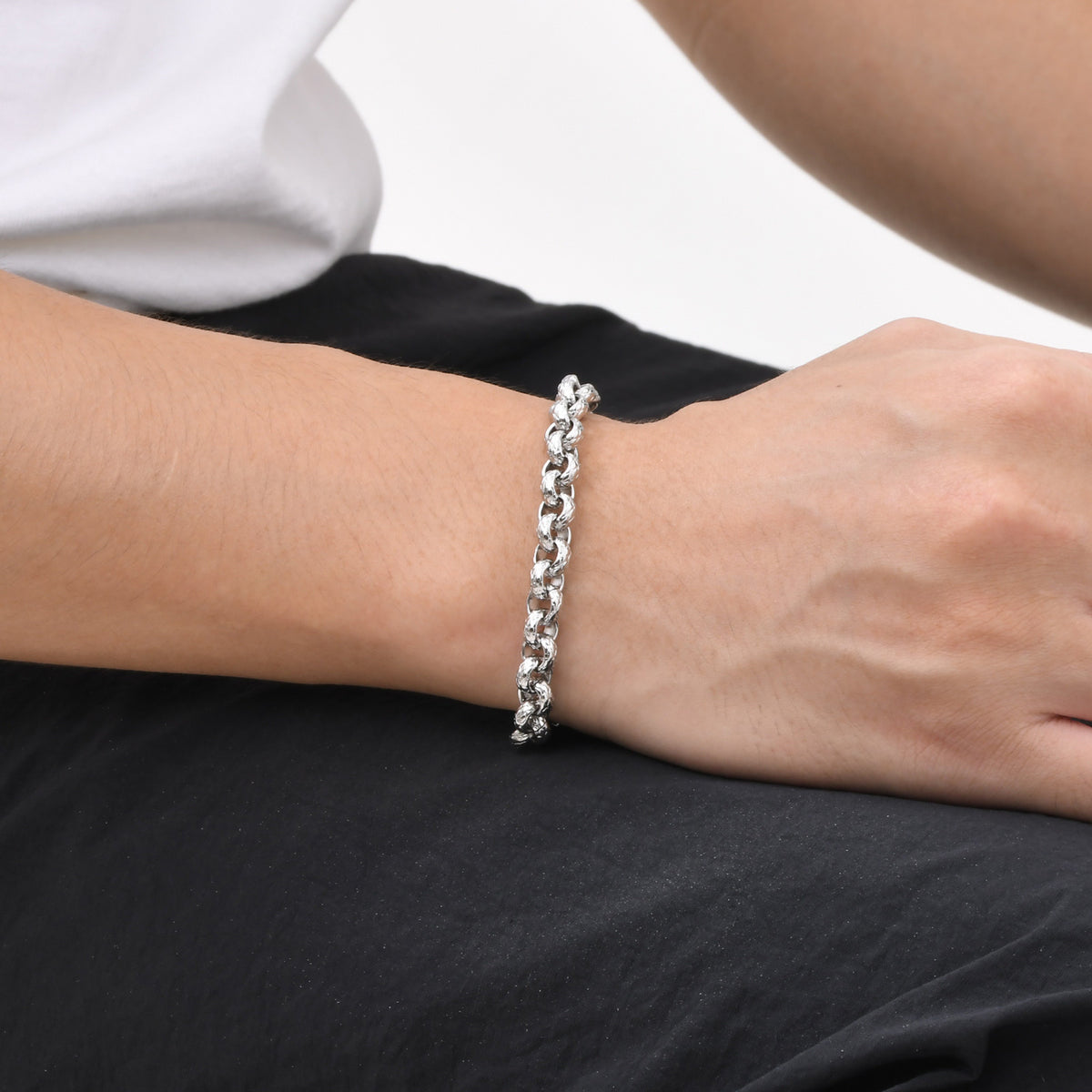 Pearl Vintage Stainless Steel Bracelet