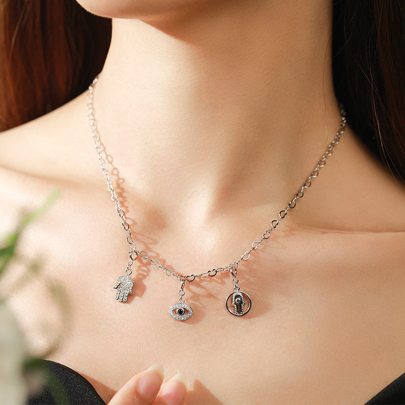 925 Sterling Silver Petite Pendant Necklace