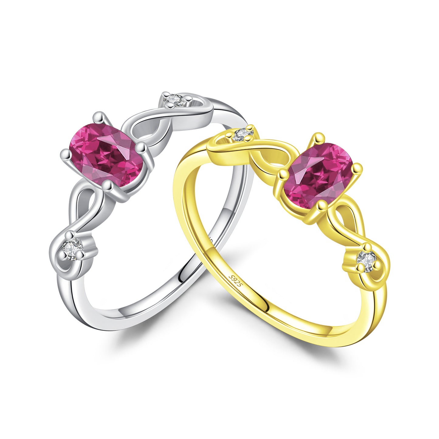 Planderful Gala Fireworks Ring – Elegant Sterling Silver with Zircon Sparkle