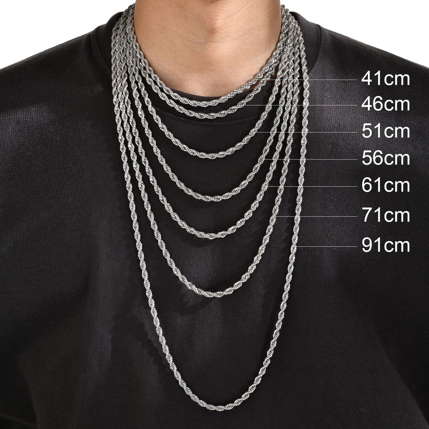 Wholesale Jewelry Stacked Wear Twist Collarbone Necklace
