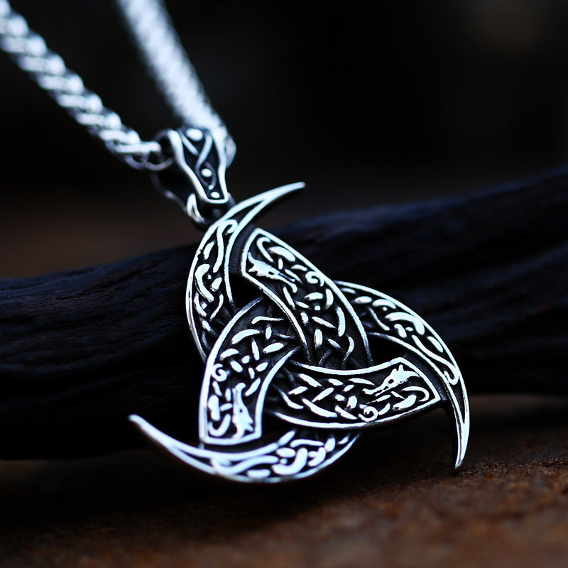 Nordic Viking Celtic Knot Stainless Steel Pendant for Men
