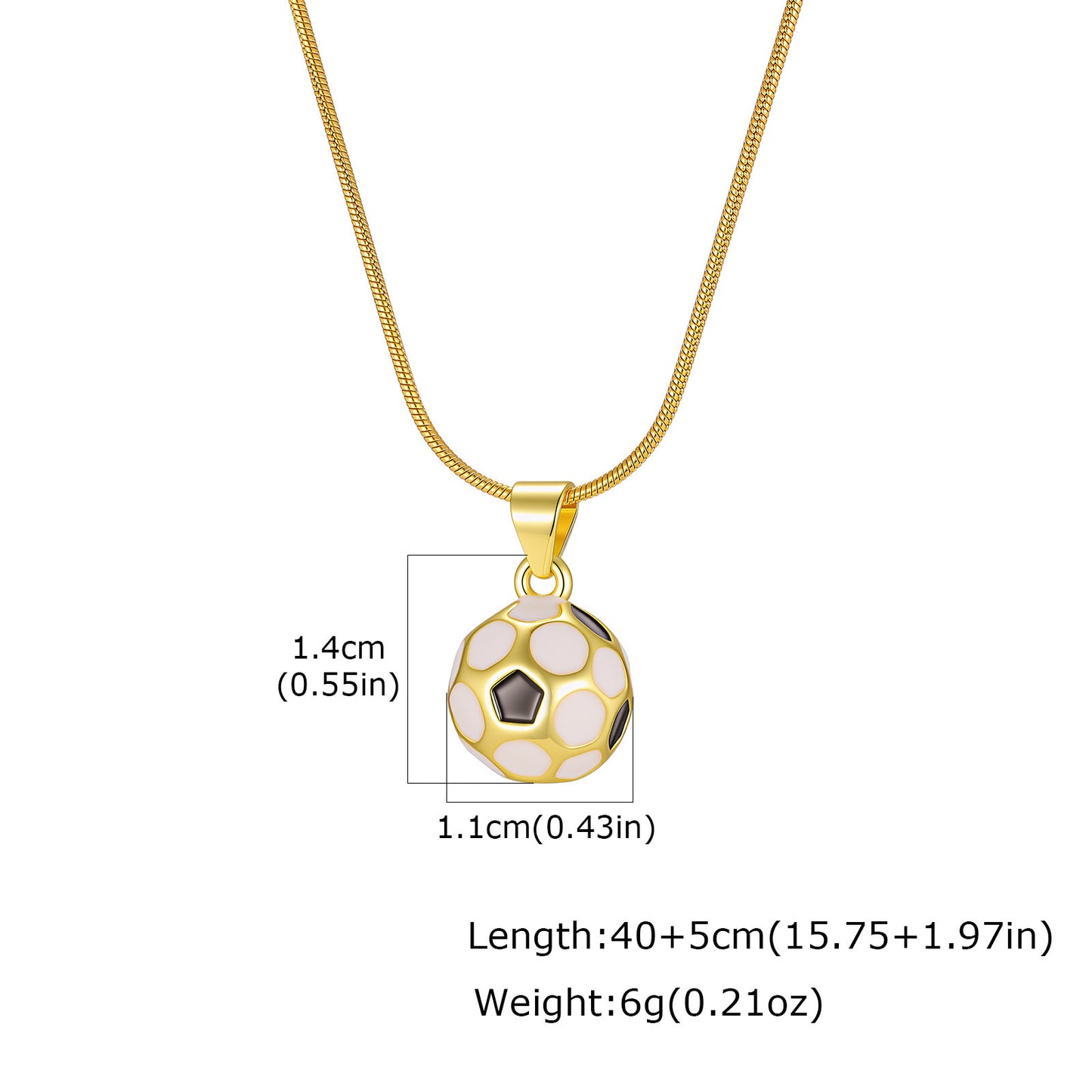 Hot-Selling World Cup Football Pendant Necklace In Europe & America – Copper Sports