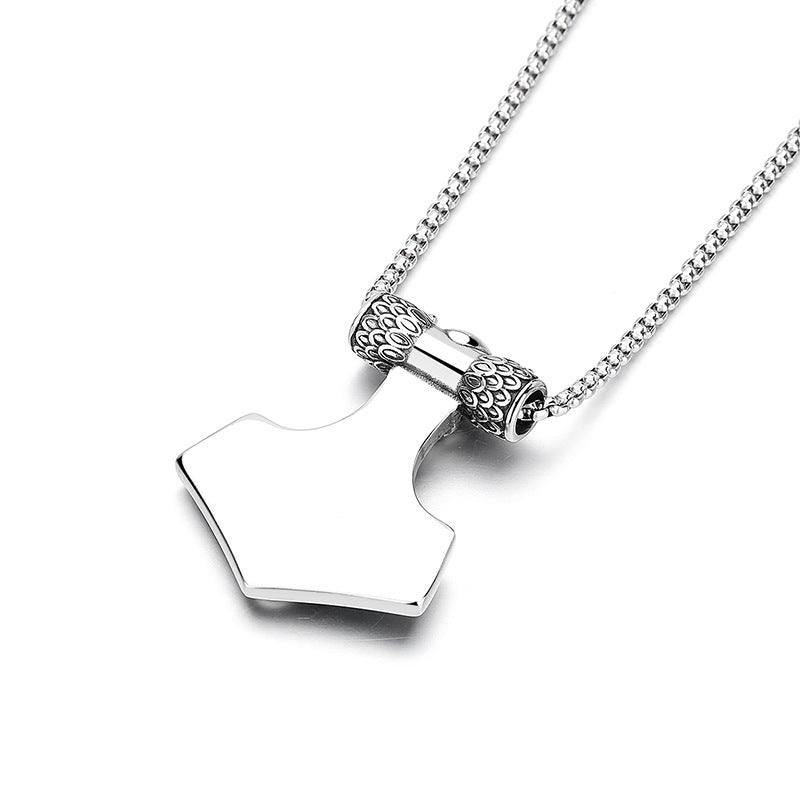Steel Necklace – Vintage Viking Anchor