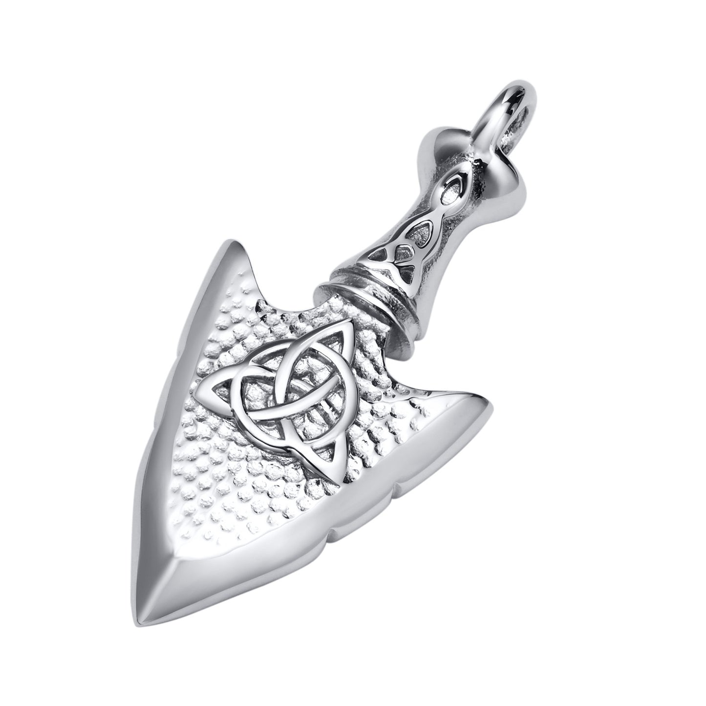 Cross-Border Jewelry Stainless Steel Celtic Knot Arrow Pendant