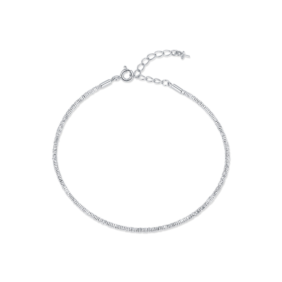 925 Sterling Silver Textured Bracelet