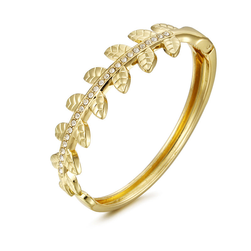 Exaggerated Metal Chain Women's Fashion Wide Gold Bracelet