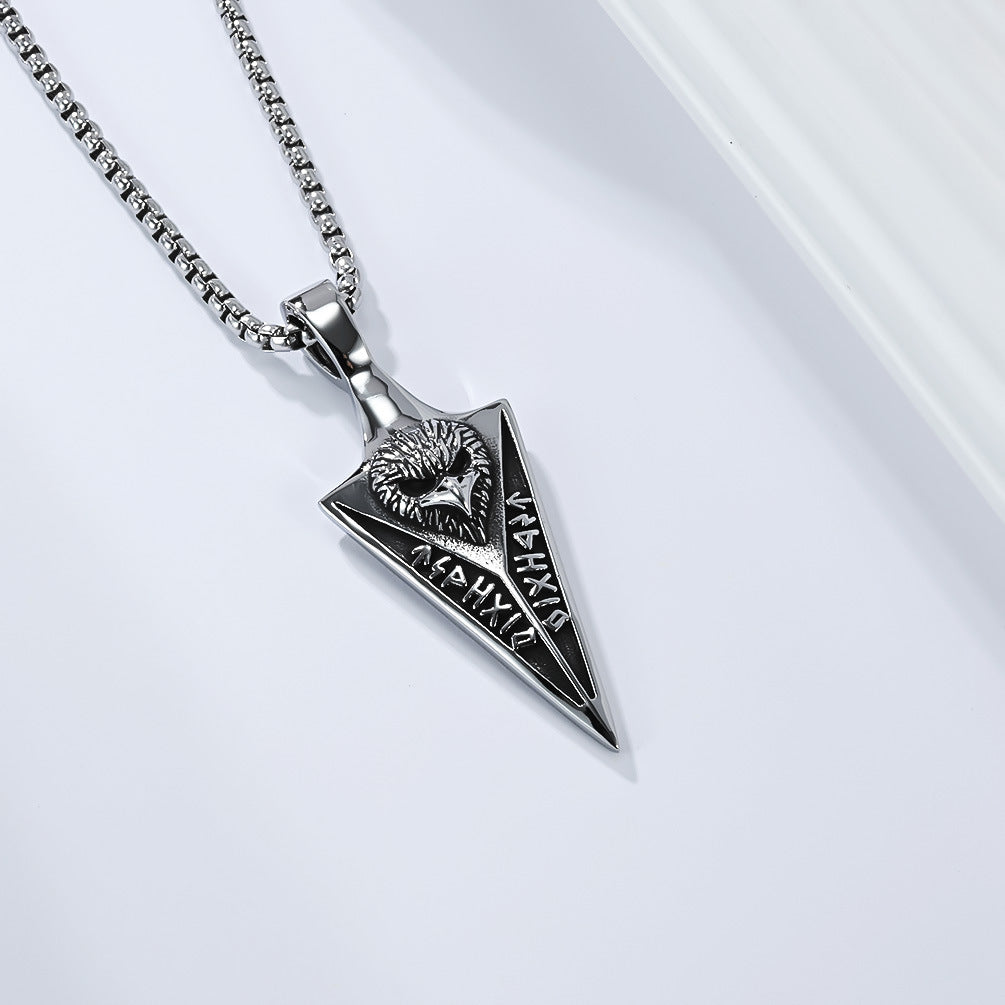 Stainless Steel Viking Vintage Necklace