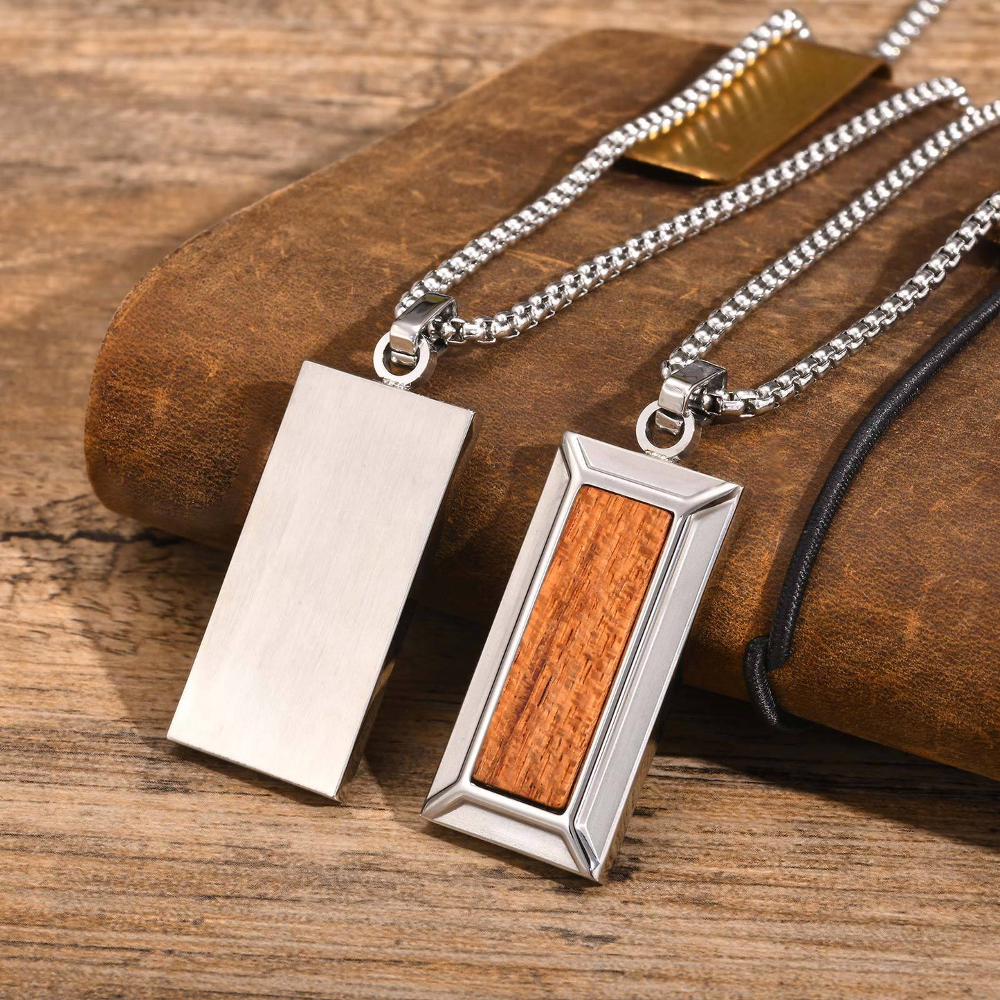 European and American Necklaces Men's Titanium Steel Pendant