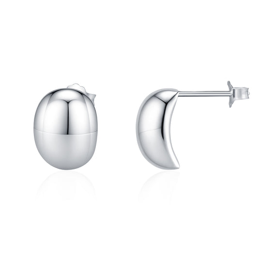 Planderful Everyday Genie Earrings – Irregular Design with Mirror Finish