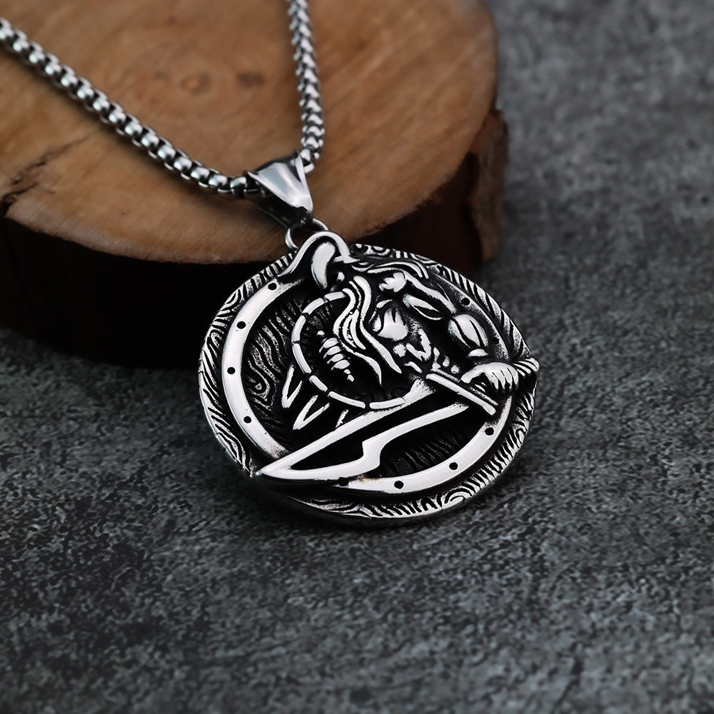 Personalized Retro Spartan Warrior Punk Men's Pendant Jewelry