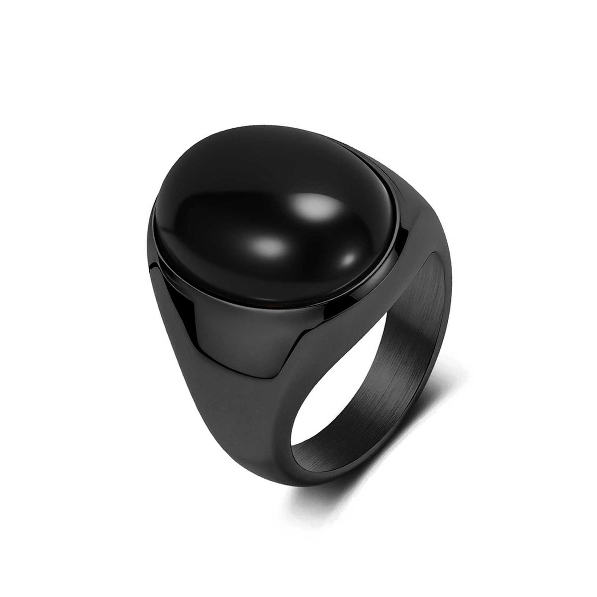 Stainless Steel Tiger's Eye Ring