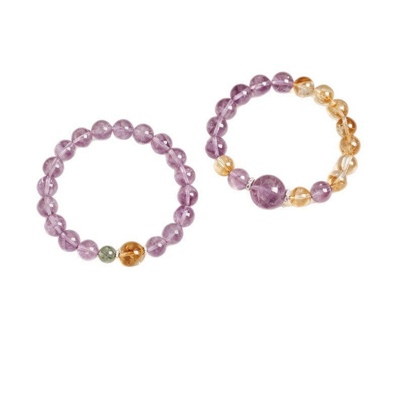 Bolivian Amethyst & Citrine Bracelet