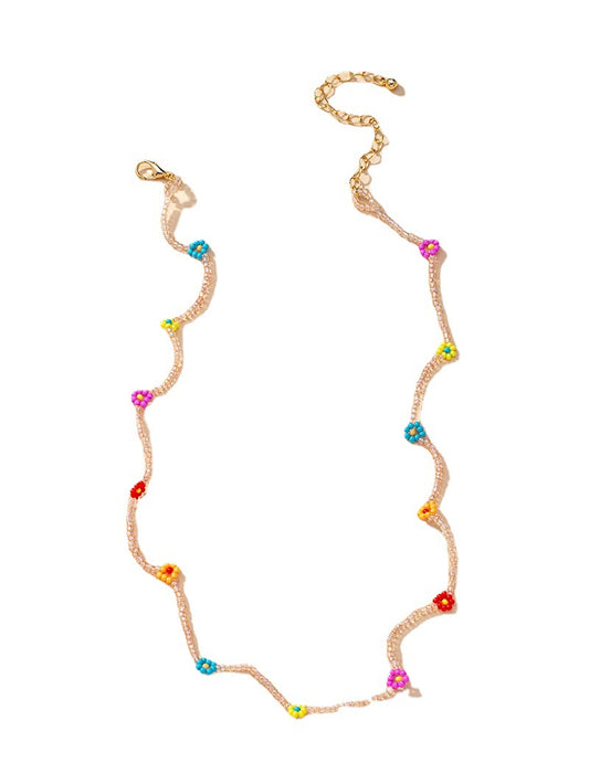 European Charm Floral Necklace - Vienna Verve Collection