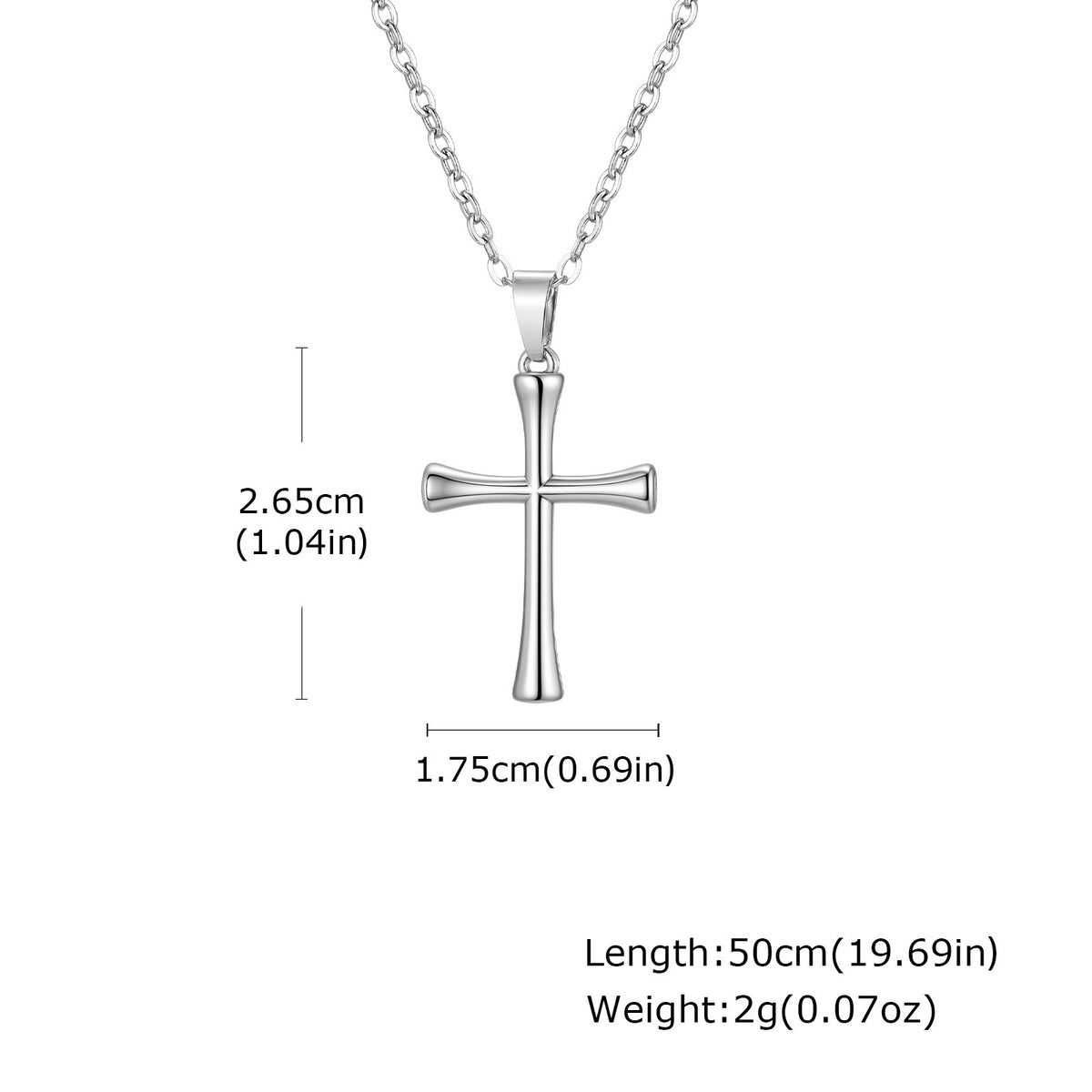 Cross Braided Stainless Steel Necklace