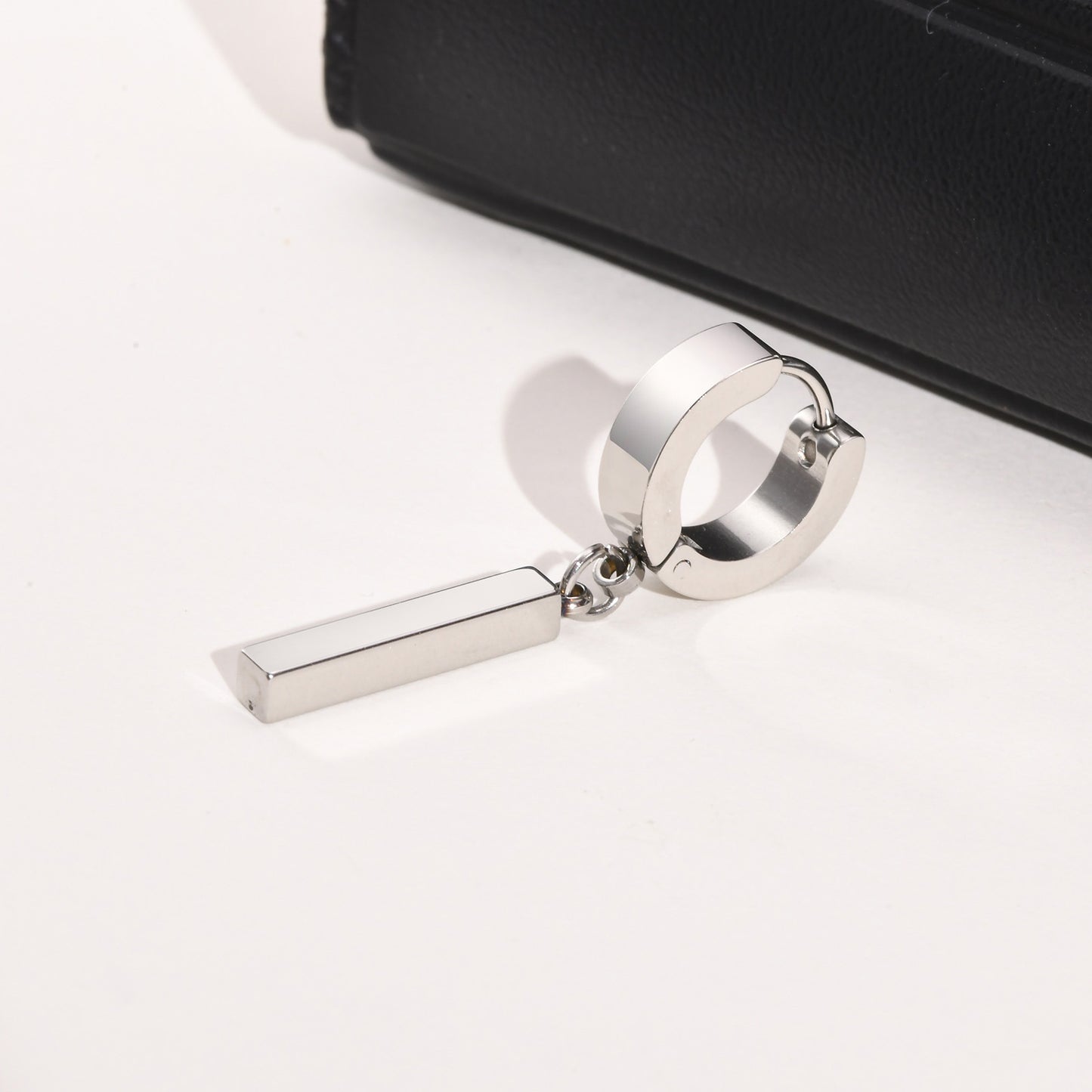 Wholesale Earrings Stainless Steel Geometric Earclips for Men