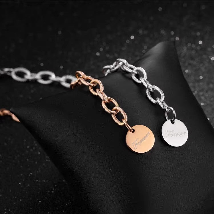 Planderful Jewelry Rose Gold Twist Bracelet