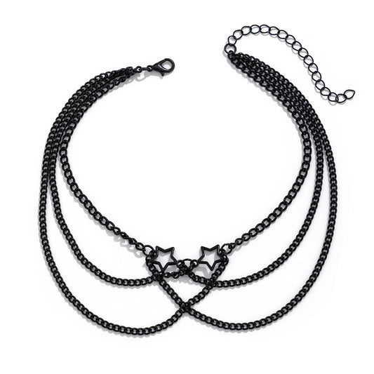 Planderful Vienna Verve Adjustable Punk Arm Chain Bracelet For Women Ethnic Statement Jewelry