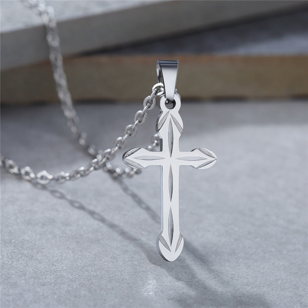 Titanium Steel Pendant Necklace For Men And Women Unisex Protection Charm By Planderful