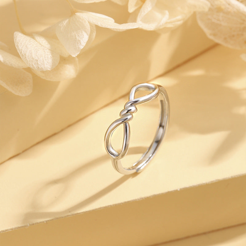 Planderful S925 Sterling Silver Ring For Women Adjustable Minimalist High End Sensory Ring