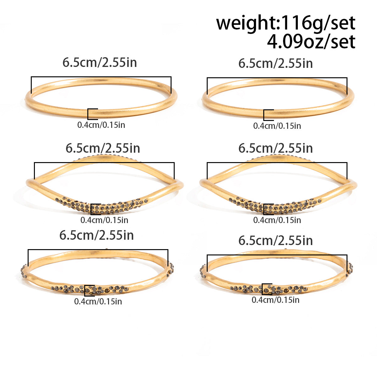Planderful Vienna Verve Retro Zircon Bracelet Set Fine Jewelry For Women European American Style Stacked Statement