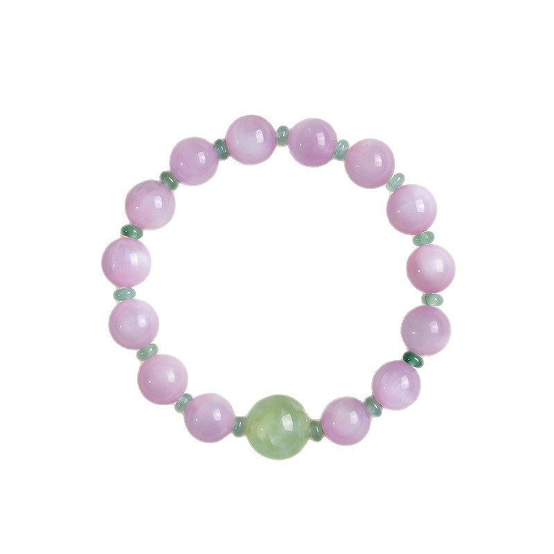 Rose Quartz Crystal Horse Bracelet