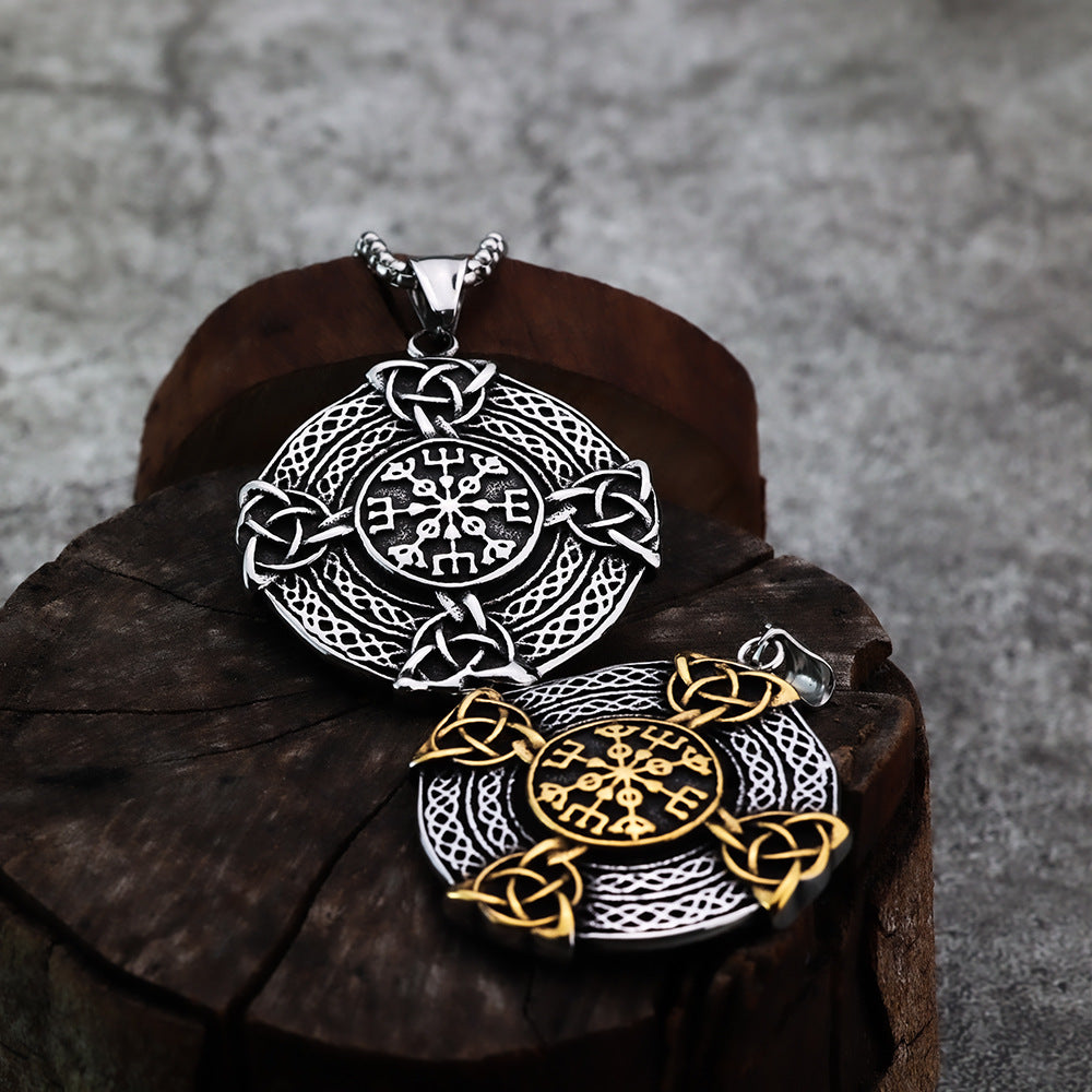 Cross-Border Nordic Viking Celtic Knot Men's Pendant Necklace