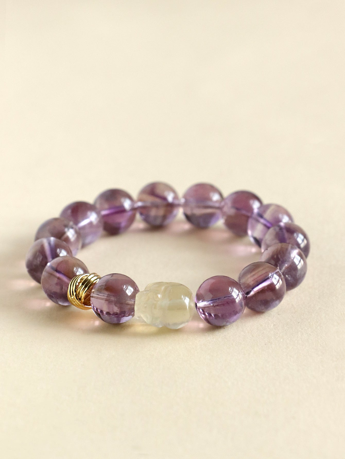 Planderful Fortune's Favor Bracelet – High-End Amethyst and Lemon Crystal Design