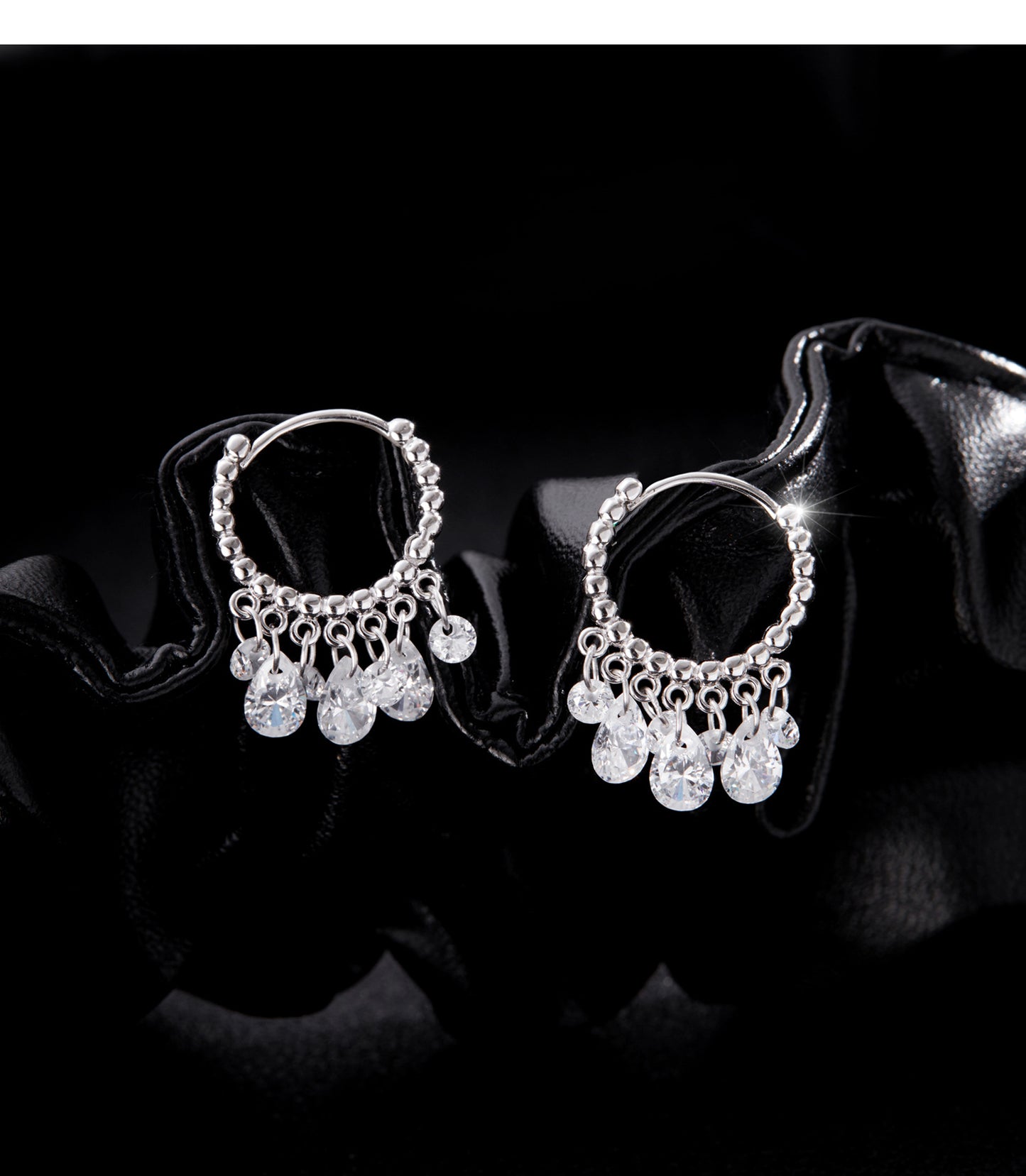 Planderful Everyday Genie Earrings – Elegant Zircon Fringed Design