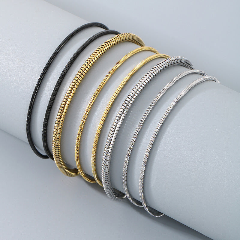 Planderful Adjustable Titanium Steel For Men Bracelet