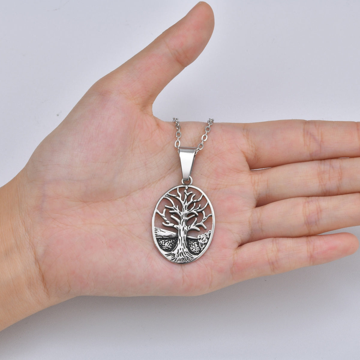 Tree of Life Stainless Steel Pendant