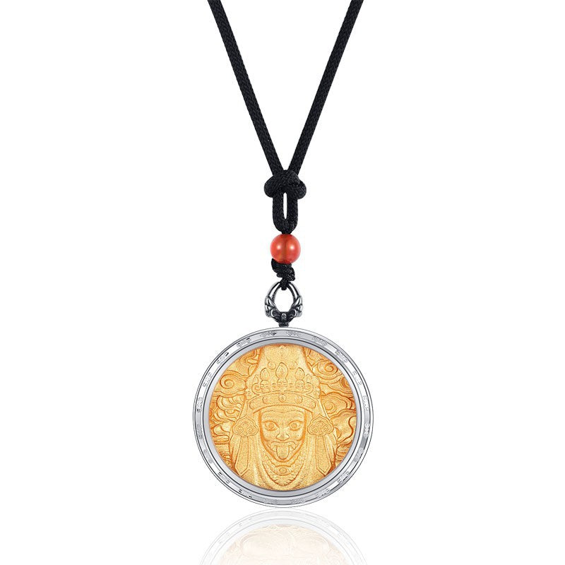 Steel Necklace – Elegant Everyday Buddha Gift