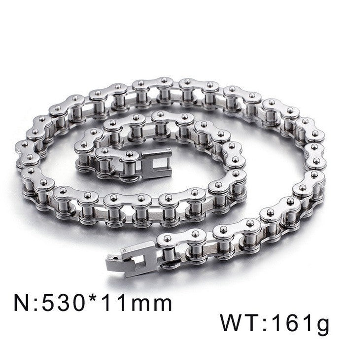 Planderful Personalized Bicycle Chain Necklace For Men