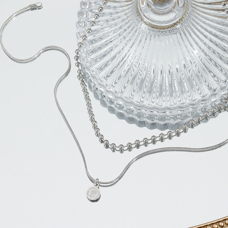 Double-Layer Designer-Style Necklace