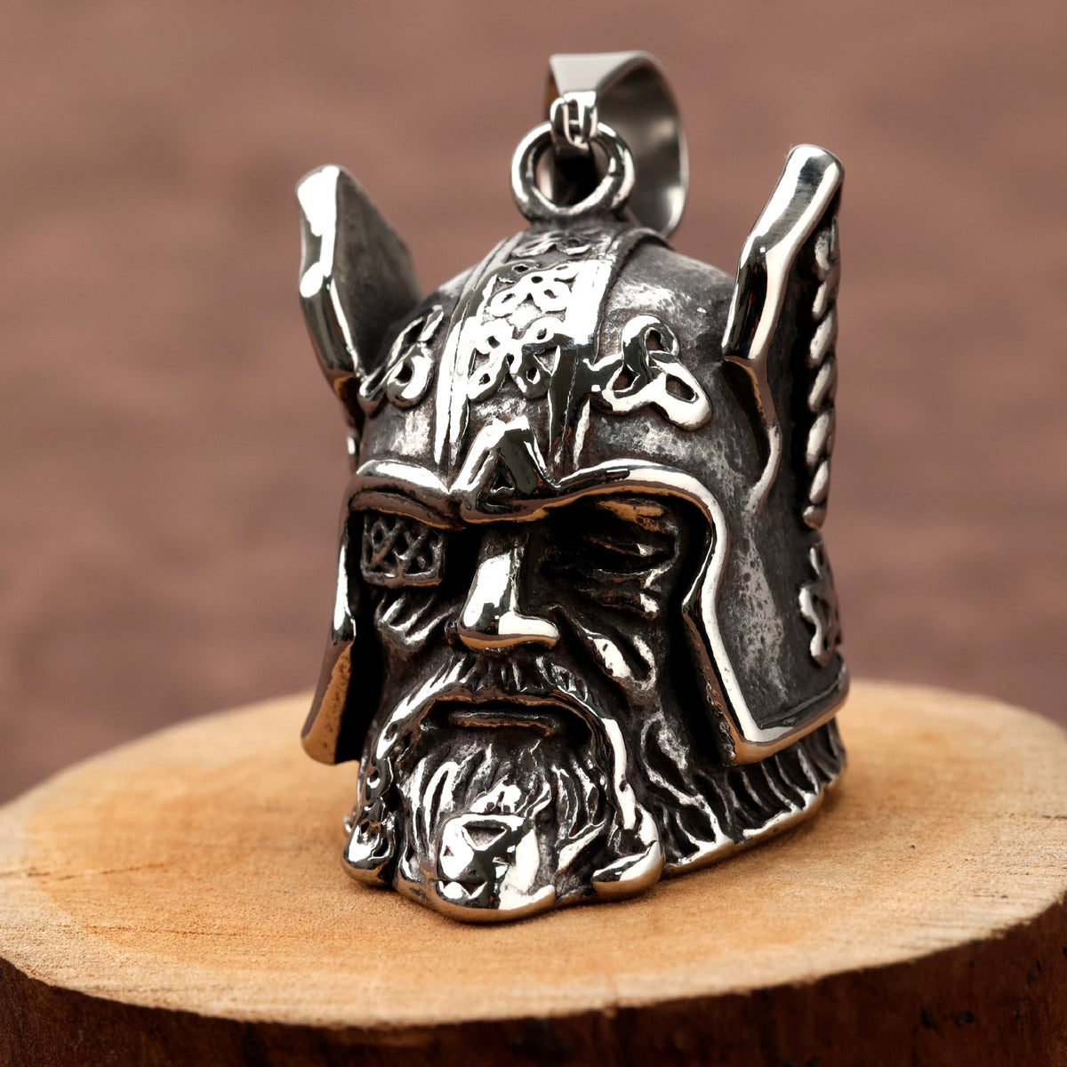 Vintage Viking Stainless Steel Ring