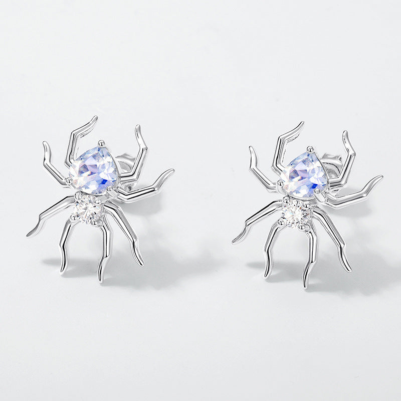 Planderful Everyday Genie Earrings – Colorful Blue Moonlight S925 Silver Design