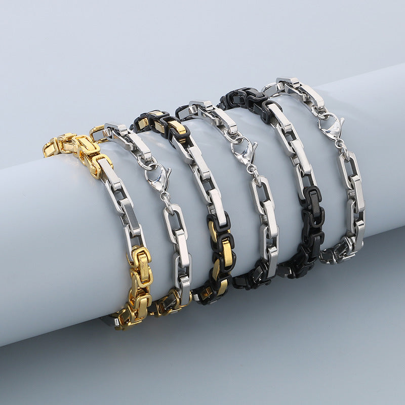 Planderful Everyday Genie Stainless Steel Men Bracelet 6mm