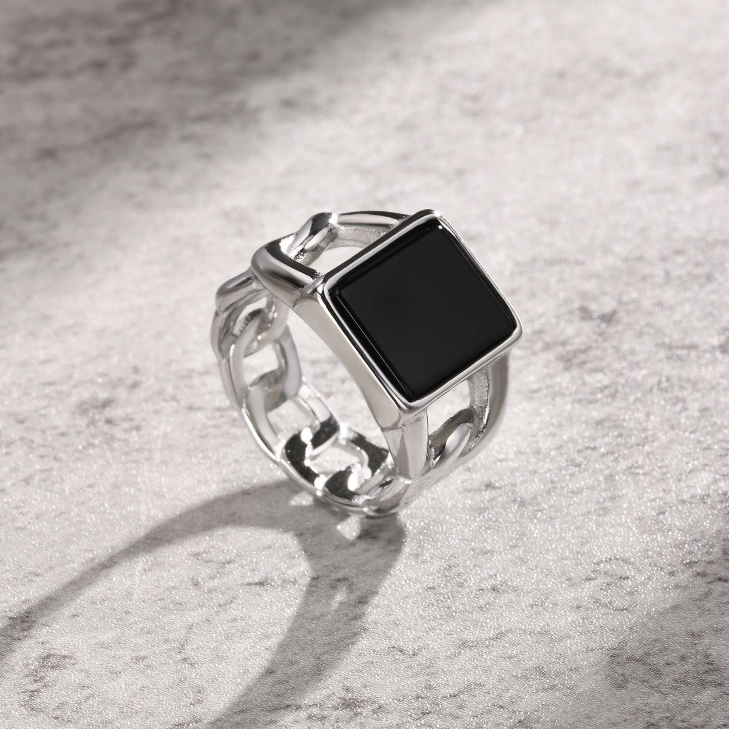 Trendy Men's Jewelry Wholesale Stainless Steel Punk Ring