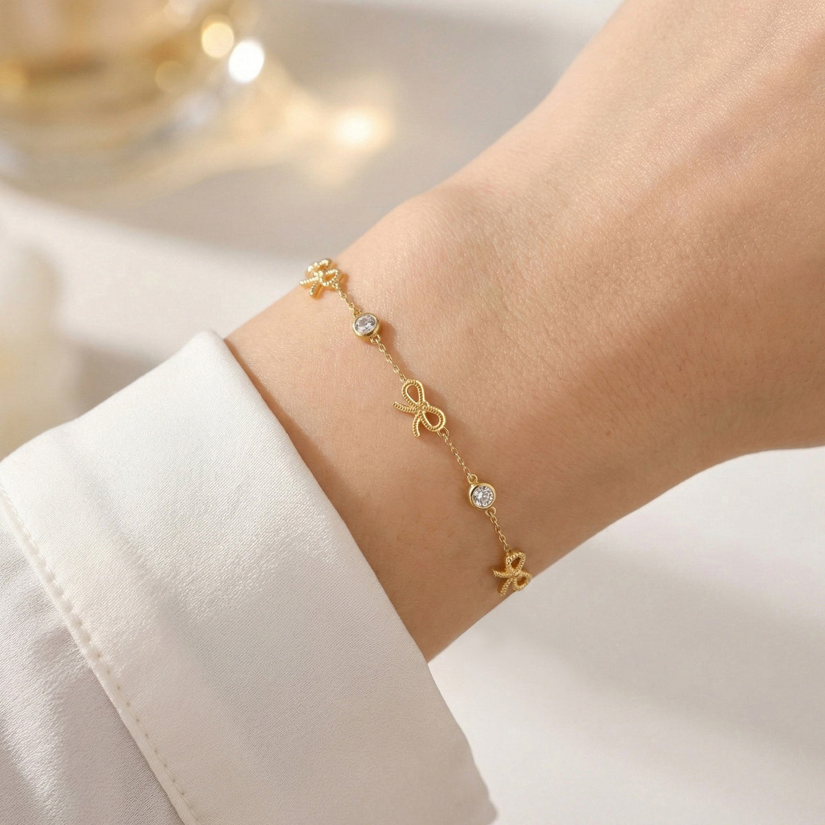 Zircon Stainless Steel Bracelet