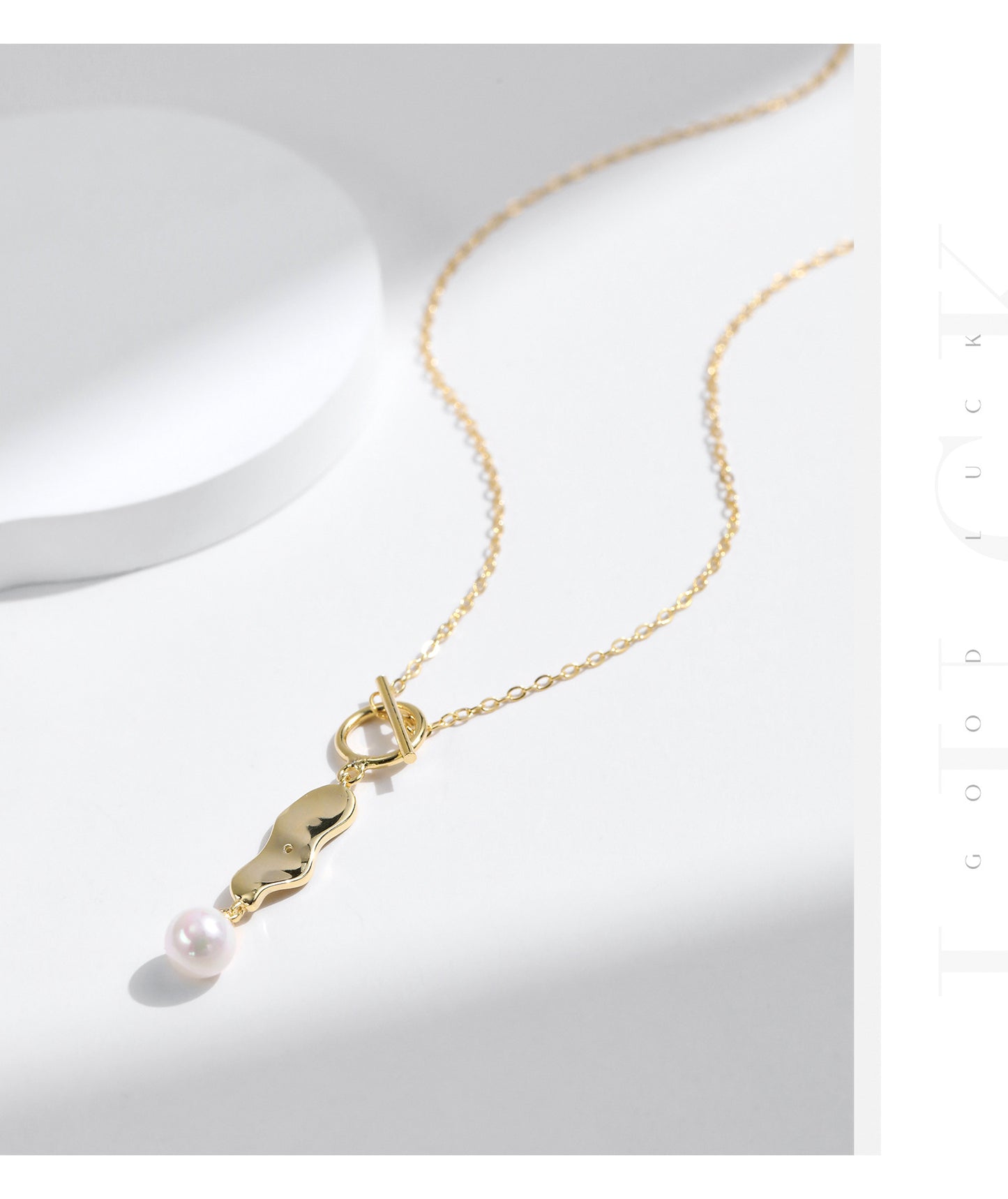 Planderful Collection S925 Silver Niche Design Forever of Memory French Pearl Necklace for Women – Elegant and Timeless Charm