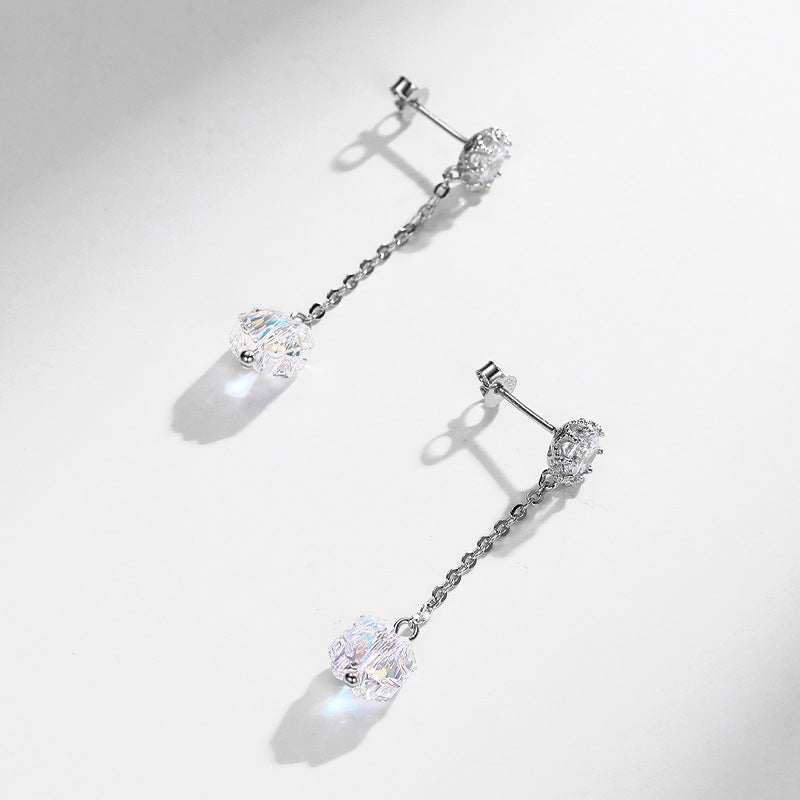 Korean Stud 925 Sterling Silver Earrings