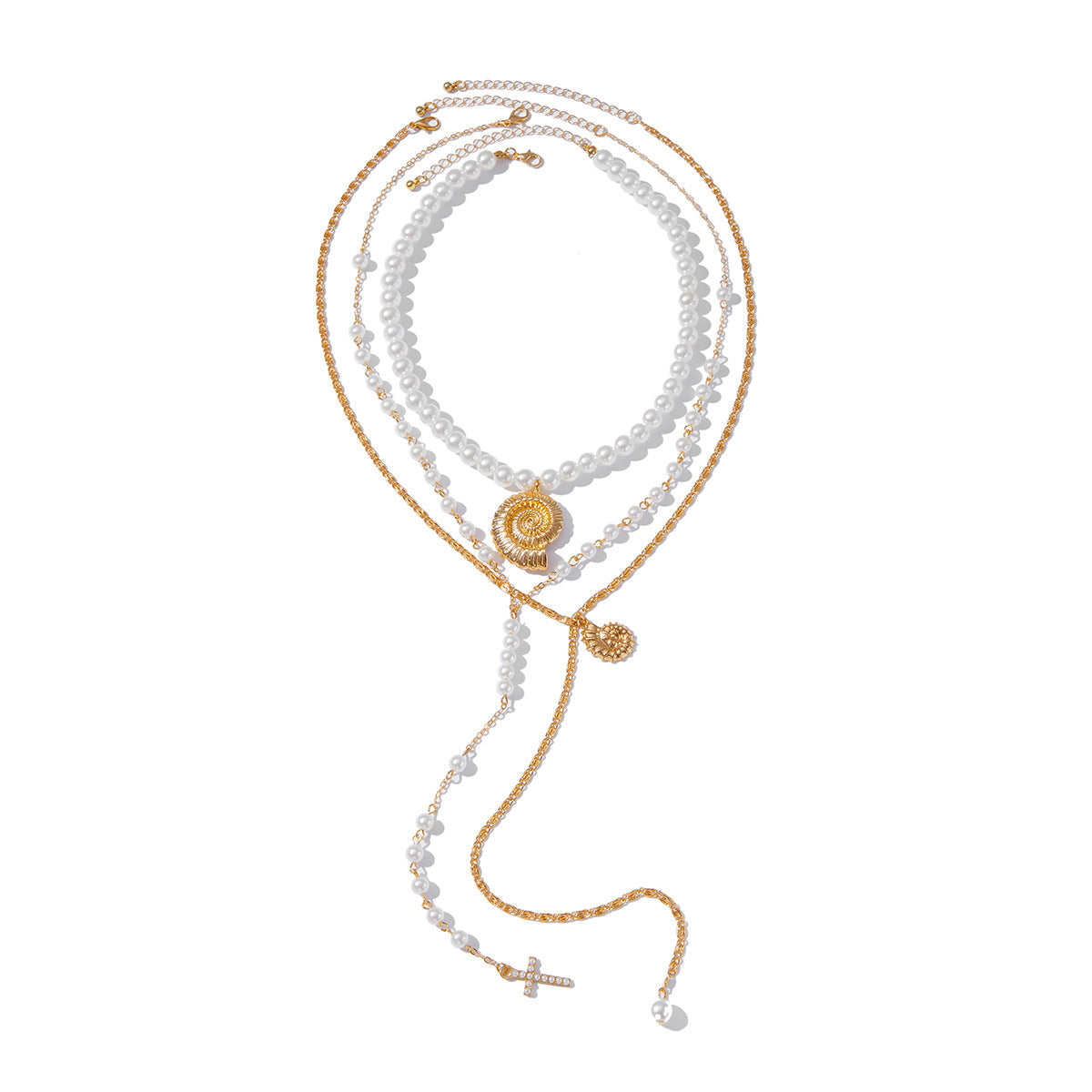 Planderful Vienna Verve Necklace – Elegant Y-Shaped Pearl Design
