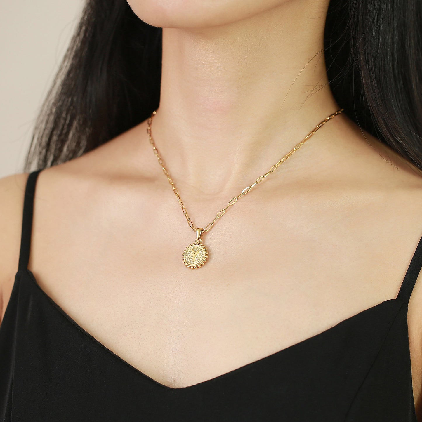 Cross-Border 26-Letter Pendant Necklace Wholesale Women’s Jewelry