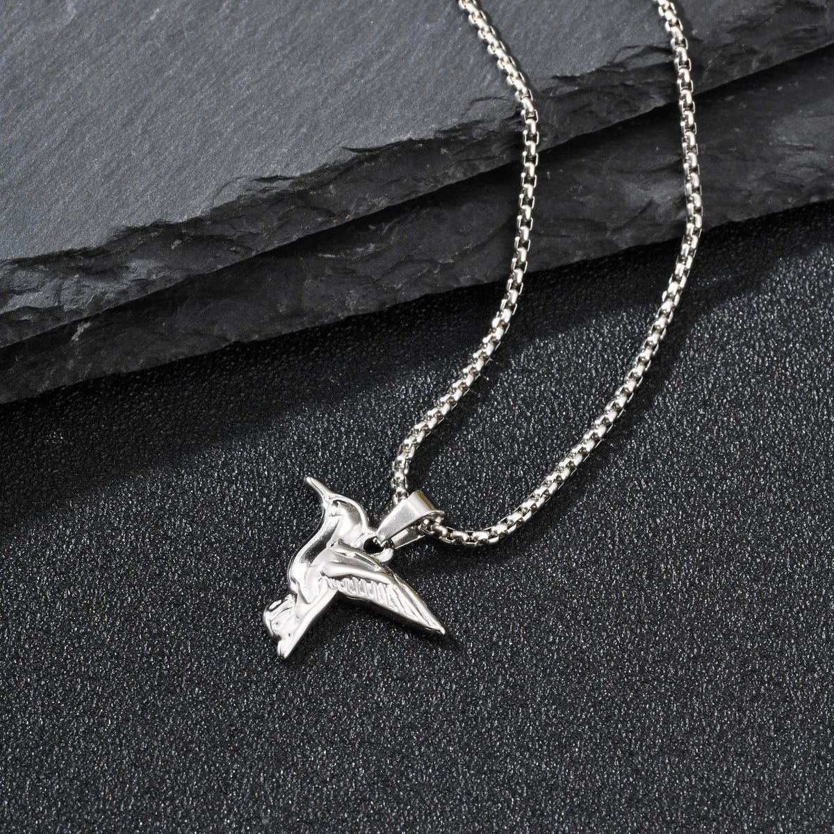 Hummingbird Stainless Steel Pendant