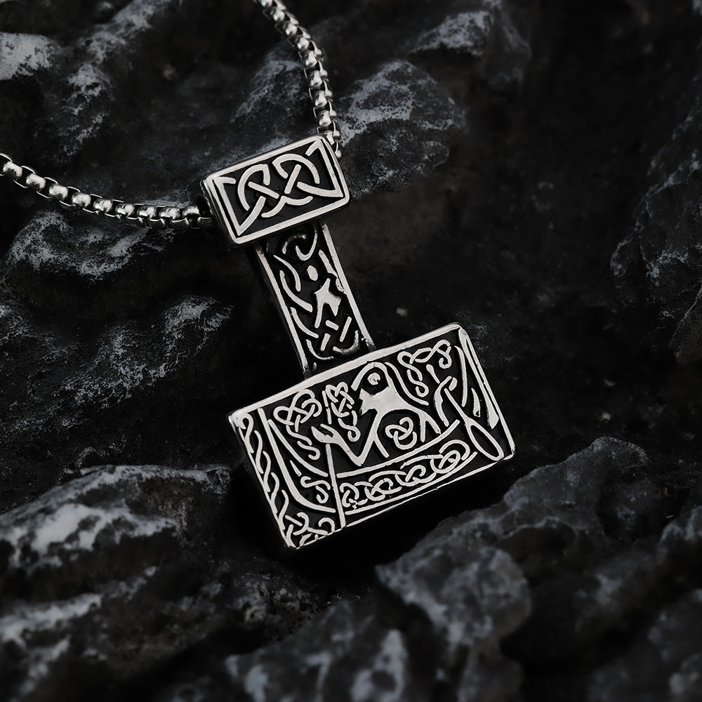 Vintage Viking Pendant Necklace
