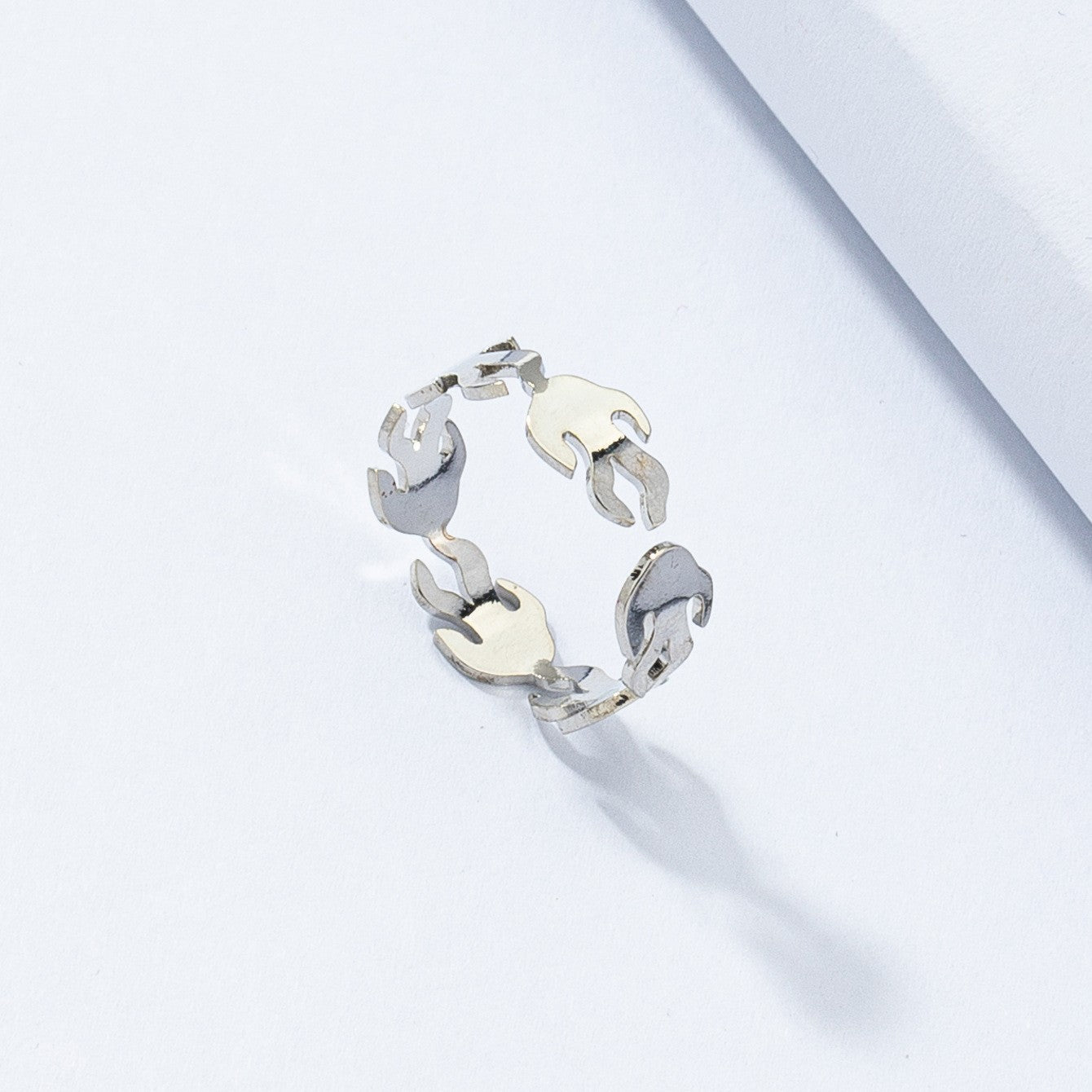 Vienna Verve Metal Ring - Unique Female Minority Design, Adjustable Fit, Stylish and Durable