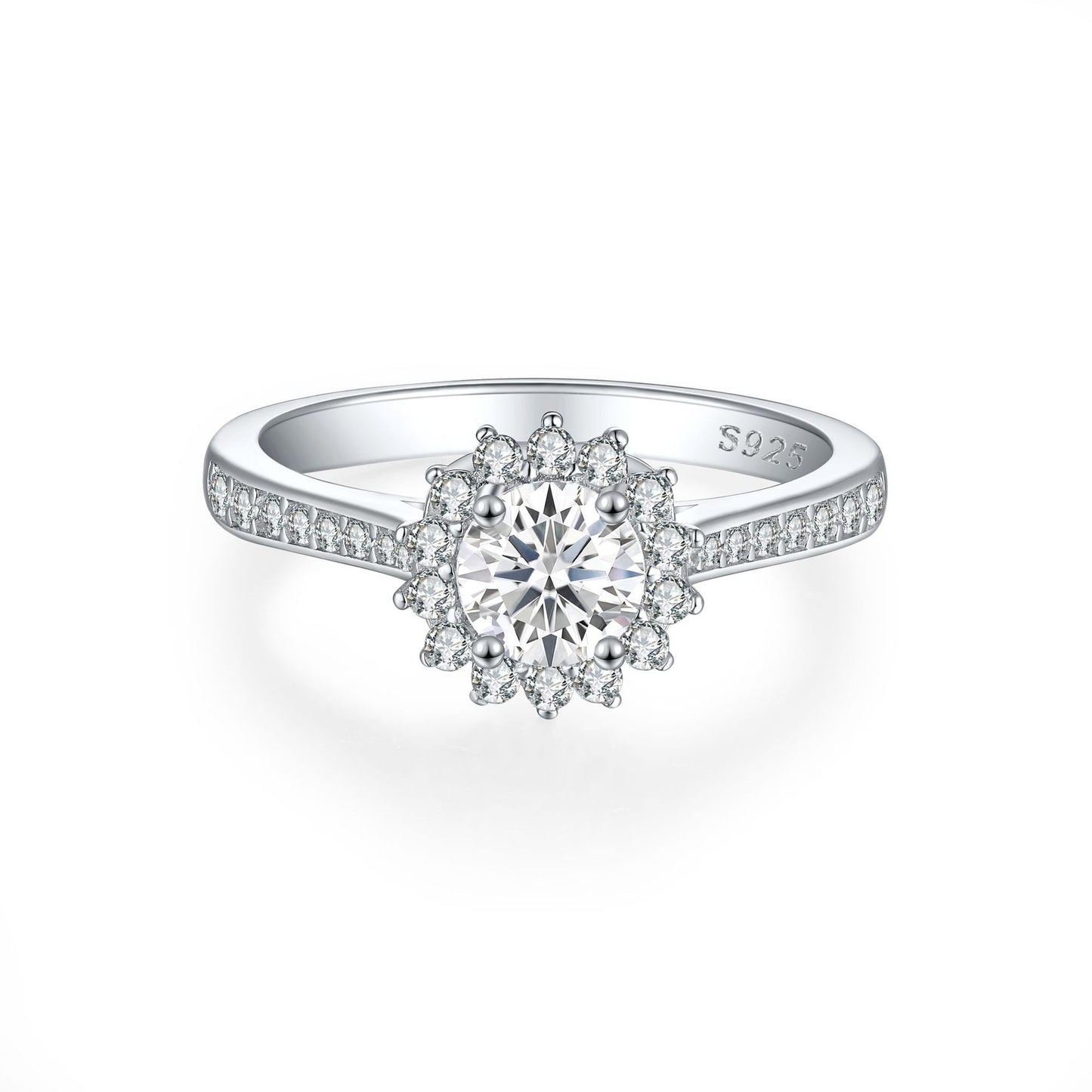 Planderful 925 Sterling Silver Sunflower Ring For Women With Zircon Sparkle Everyday Genie