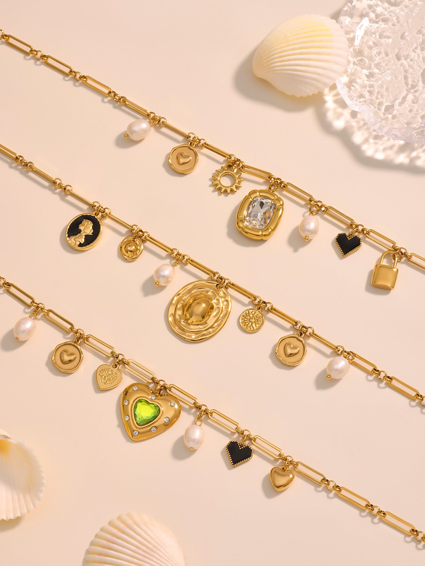 Planderful Everyday Genie For Women Zircon Necklace Pearl