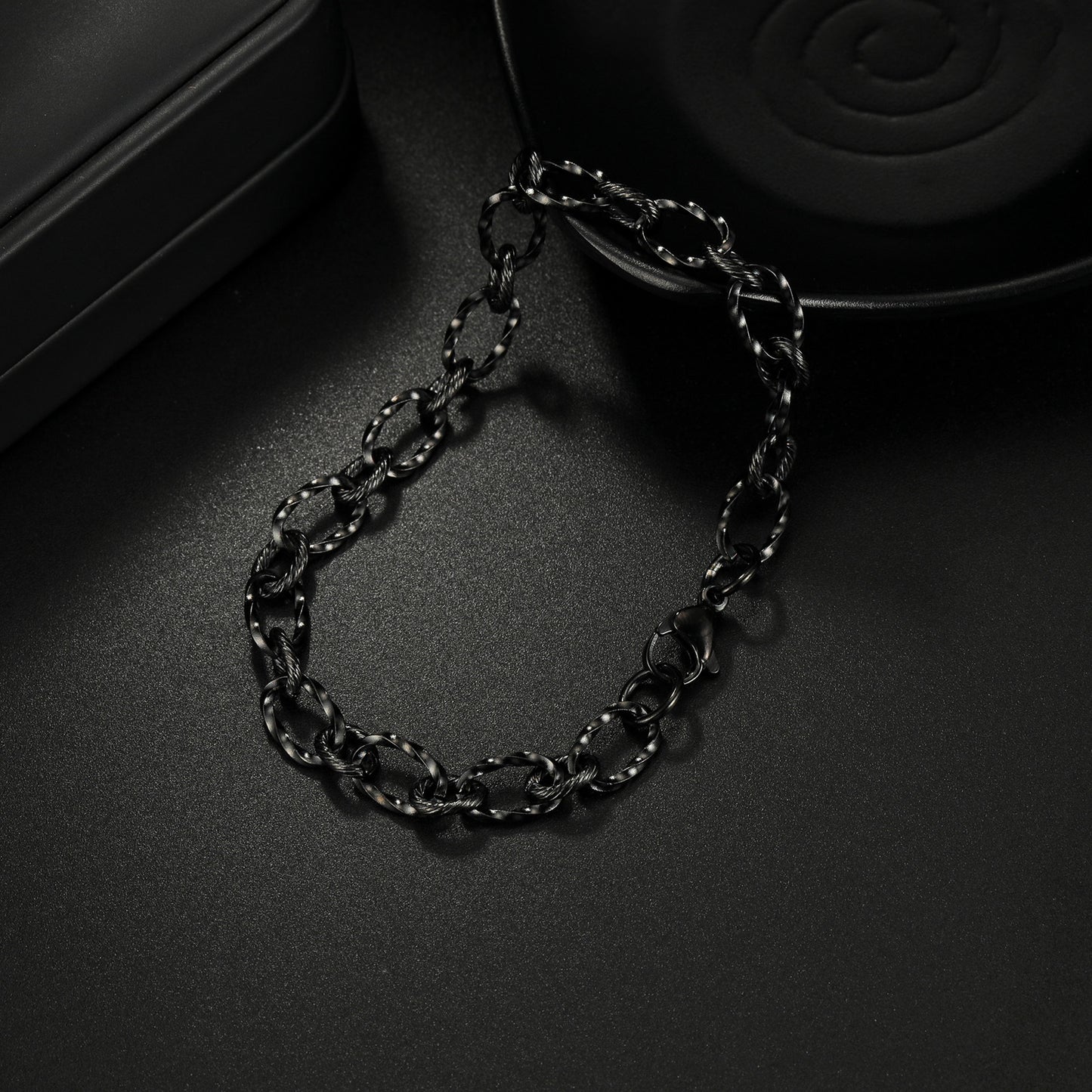 Planderful Everyday Genie Stainless Steel Twist Chain Bracelet For Couples Unisex Protection Gift