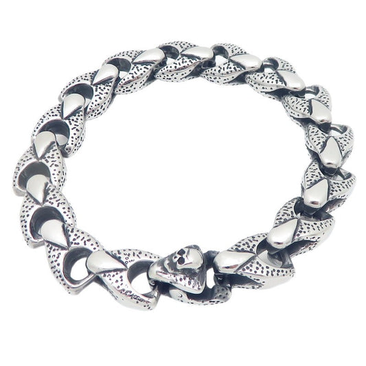 Heavy Industry Skull Buckle Bracelet – Punk Style Smear Keel Chain Stainless Steel