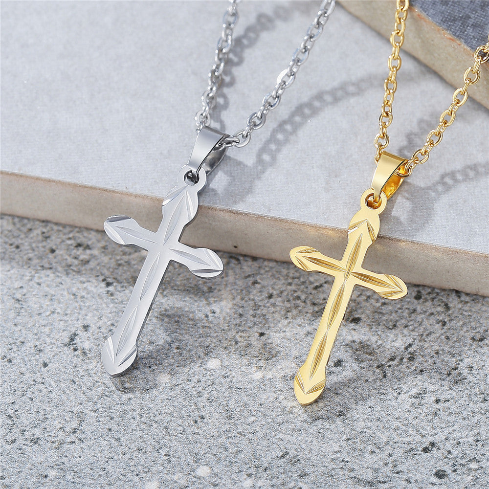Titanium Steel Pendant Necklace For Men And Women Unisex Protection Charm By Planderful
